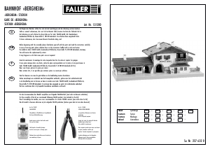 Handleiding Faller set 131280 H0 Station Bergheim