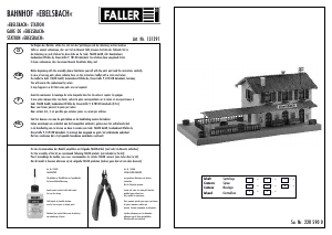 Manual Faller set 131291 H0 Ebelsbach station