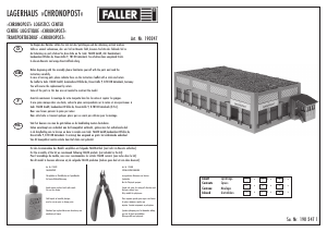 Handleiding Faller set 190247 H0 Transportbedrijf Chronopost