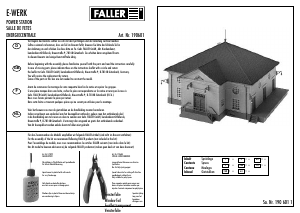 Manual Faller set 190601 H0 Power station