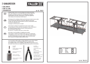 Handleiding Faller set 190610 H0 Twee ophaalbruggen