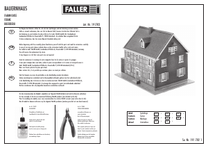 Bedienungsanleitung Faller set 191702 H0 Bauernhaus