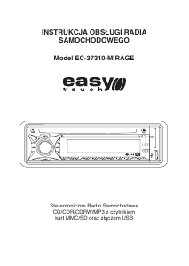 Instrukcja Easy Touch EC-37310 Mirage Radio samochodowe