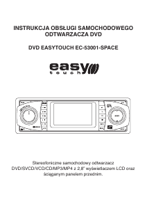 Instrukcja Easy Touch EC-53001 Space Radio samochodowe