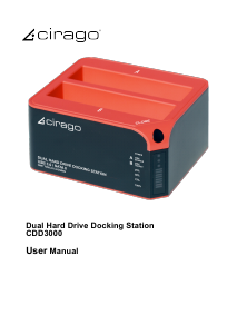 Handleiding Cirago CDD3000 Hard drive dock