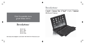 Handleiding Brookstone Dash Case (iPad Mini) Toetsenbord