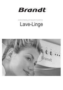 Mode d’emploi Brandt BWF47TCW Lave-linge