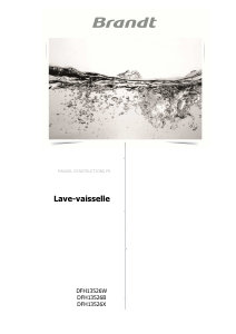 Mode d’emploi Brandt DFH13526W Lave-vaisselle