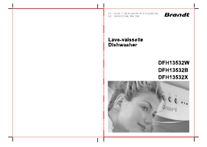 Mode d’emploi Brandt DFH13532W Lave-vaisselle