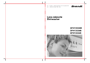 Mode d’emploi Brandt DFH13534W Lave-vaisselle