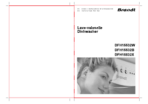 Mode d’emploi Brandt DFH15532B Lave-vaisselle
