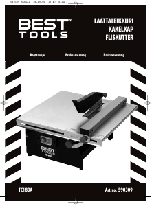 Käyttöohje Best Tools TC180A Laattaleikkuri