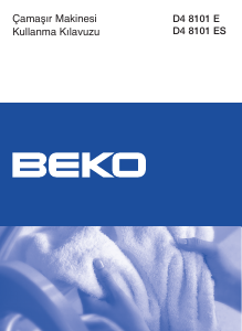 Kullanım kılavuzu BEKO D4 8101 ES Çamaşır makinesi