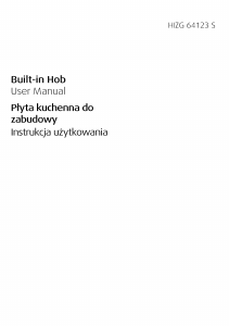 Instrukcja BEKO HIZG 64123 SX Płyta do zabudowy