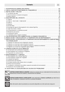 Manual de uso Smeg FAB32AZ3 Refrigerador