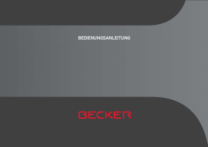 Bedienungsanleitung Becker Ready.6 EU JE Navigation