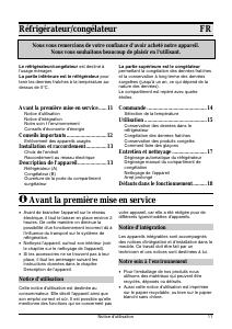 Mode d’emploi Smeg FL167AP Réfrigérateur