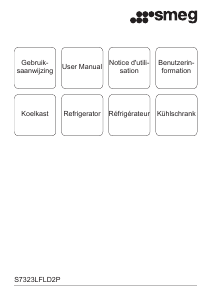 Bedienungsanleitung Smeg S7323LFLD2P Kühlschrank