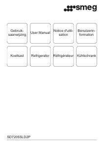 Bedienungsanleitung Smeg SD7205SLD2P Kühlschrank