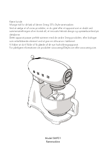 Brugsanvisning Smeg SMF01PKEU Røremaskine