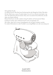 Bedienungsanleitung Smeg SMF01PKEU Standmixer
