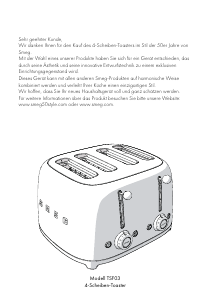 Bedienungsanleitung Smeg TSF03SSEU Toaster