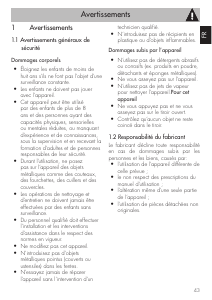 Mode d’emploi Smeg CP115S Tiroir chauffant