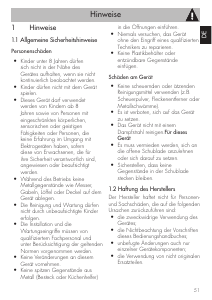 Bedienungsanleitung Smeg CP615NR Wärmeschublade