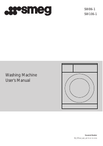 Manual Smeg SW86-1 Washing Machine