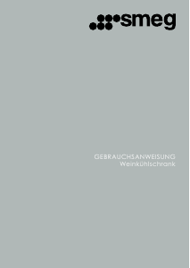Bedienungsanleitung Smeg WF366LDX Weinklimaschrank