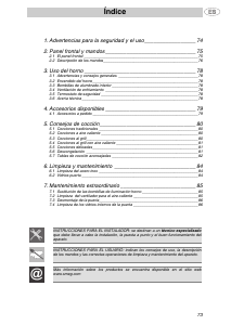 Manual de uso Smeg F65-7 Horno