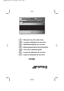 Manual Smeg FV38X Oven