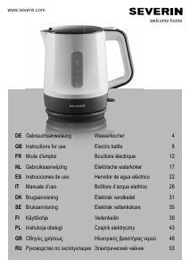 Manuale Severin WK 3381 Bollitore