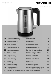 Manuale Severin WK 3461 Bollitore