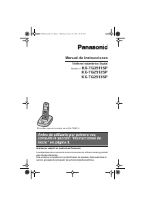 Manual de uso Panasonic KX-TG2511SP Teléfono inalámbrico