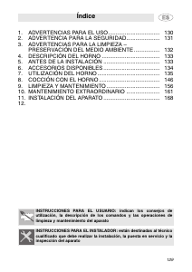 Manual de uso Smeg SC112PZ Horno