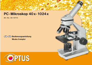 Bedienungsanleitung Optus 96-19710 Mikroskop