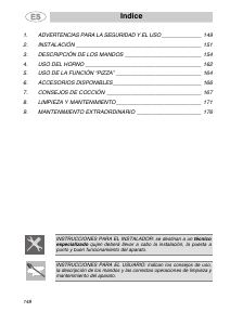 Manual de uso Smeg SC399XPZ Horno