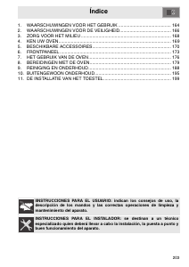 Manual de uso Smeg SC536X-8 Horno