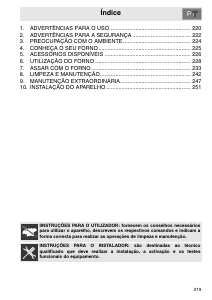 Manual Smeg SC750AS-8 Forno