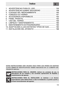 Manual de uso Smeg SC800GVP8 Horno