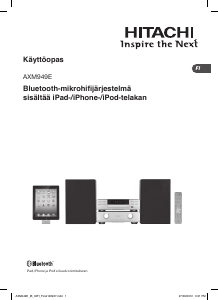 Käyttöohje Hitachi AXM949E Stereosetti