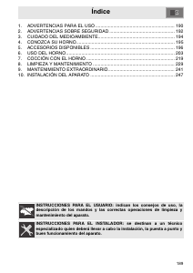 Manual de uso Smeg SCP108B-8 Horno