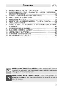 Mode d’emploi Smeg SCP111NE Four