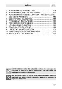 Manual de uso Smeg SCP111SG2 Horno