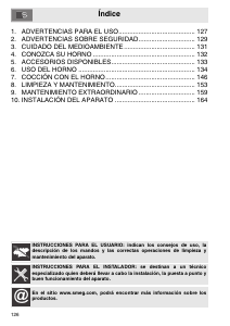 Manual de uso Smeg SCT105SG8 Horno
