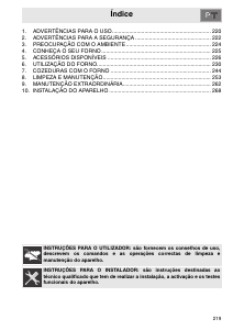 Manual Smeg SCT109-8 Forno