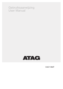 Manual ATAG VA5114MT Dishwasher