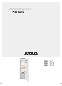 Handleiding ATAG KD85178AFC Koelkast