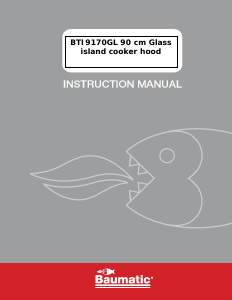 Handleiding Baumatic BTI9170GL Afzuigkap